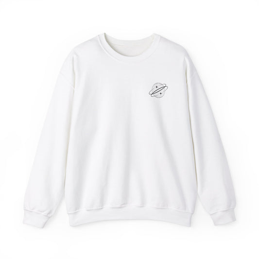 White Infinite Nova Crewneck